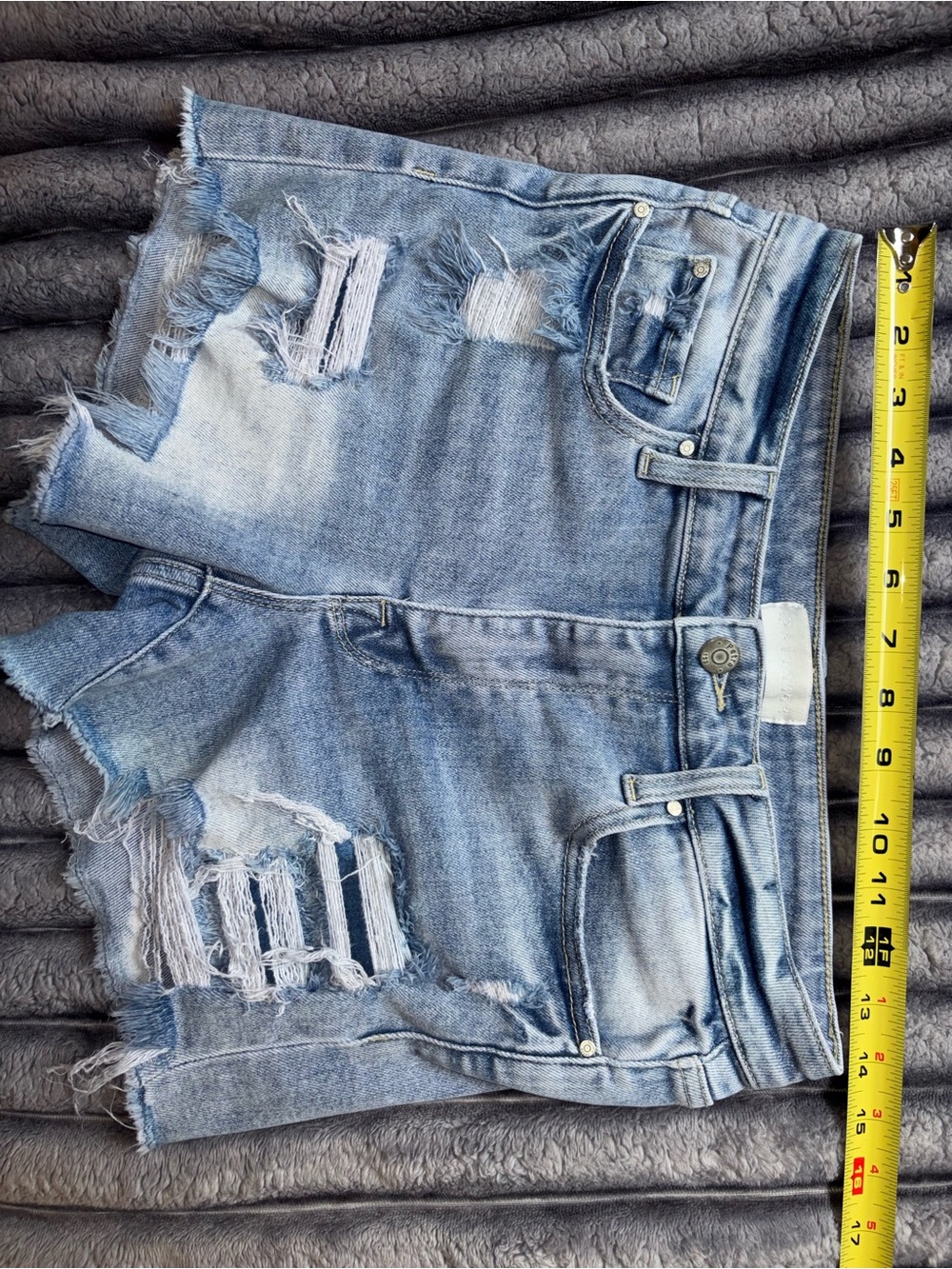 Petra 153 Distressed Denim Shorts